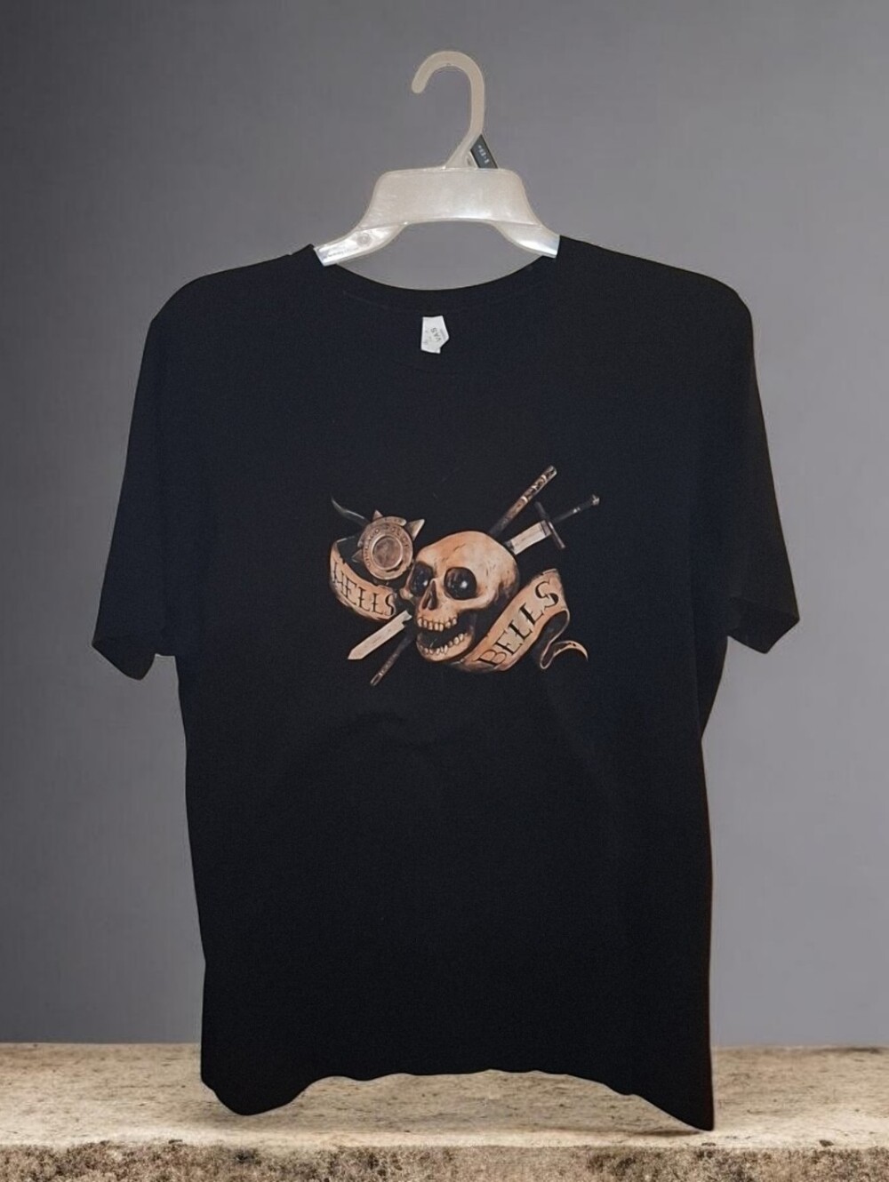 Bella Canvas Black Skull & Crossed Tools Graphic Tee